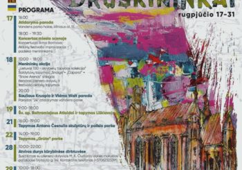 Druskininkuose – tarptautinis tapybos pleneras „ART bridge 24“ 2018