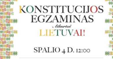 Surengtas pirmasis Konstitucijos egzamino etapas Surengtas pirmasis Konstitucijos egzamino etapas