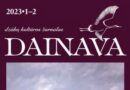 Naujas dzūkų kultūros žurnalo „Dainava“ numeris