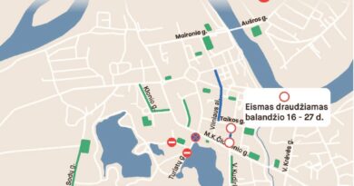 Eismo ribojimai šventiniu laikotarpiu
