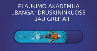 Druskininkuose duris atvers didžiausia Lietuvoje plaukimo akademija „Banga“ Druskininkuose duris atvers didžiausia Lietuvoje plaukimo akademija „Banga“
